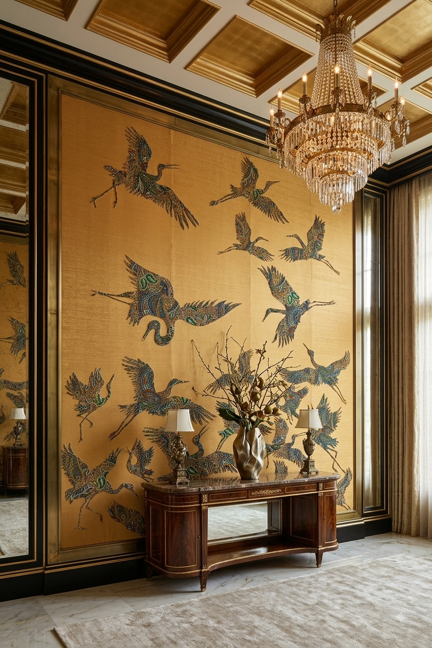 Golden Crane Grandeur