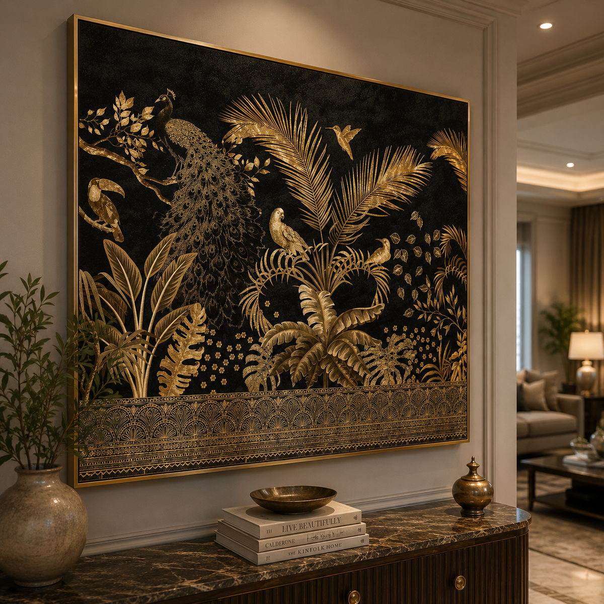Gilded Peacock