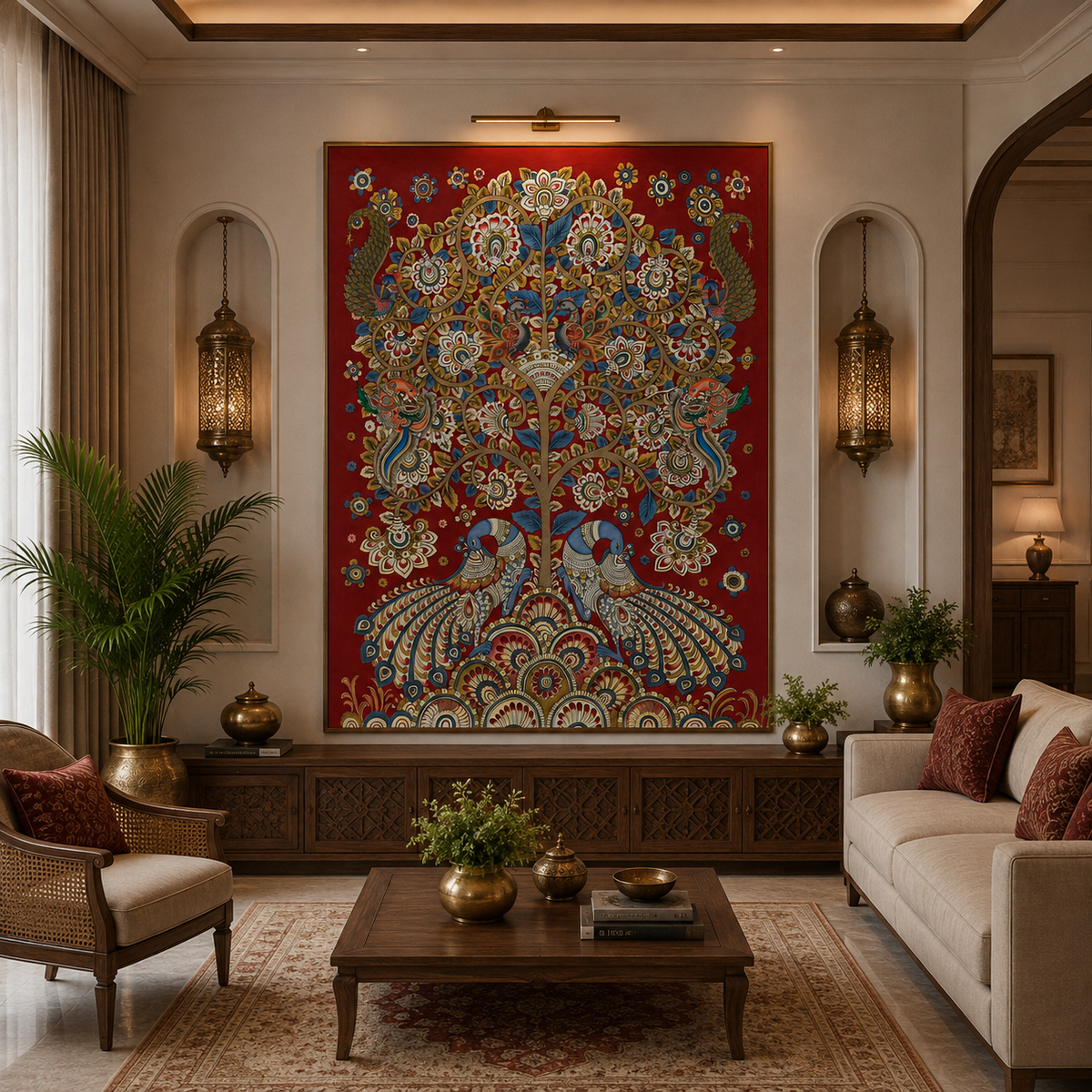 Crimson Kalamkari Dynasty